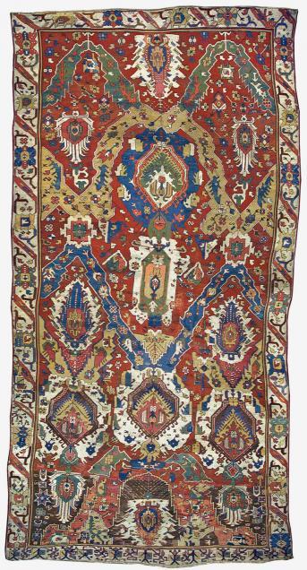 Rare Kuba Gallery Carpet