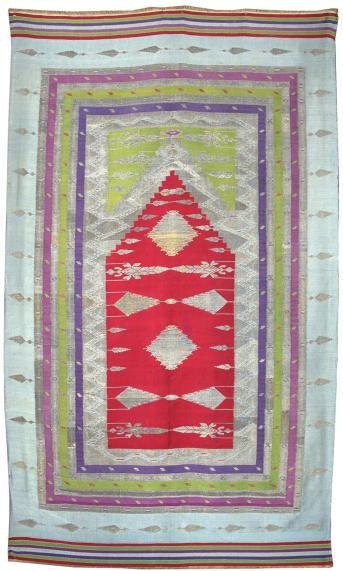 Silk Tapestry Prayer Rug